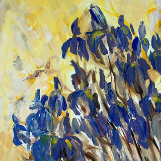 Bild "Garden irises" (2021)