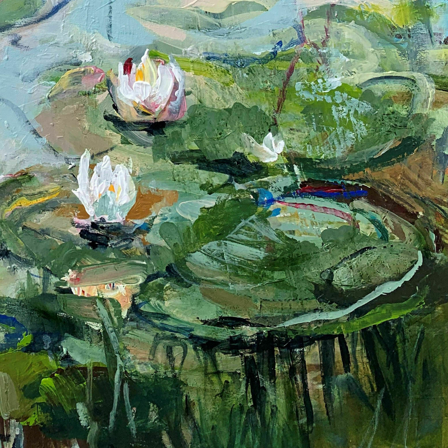 Bild "Water lilies" (2022)