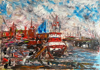 Bild "Hamburg Hafen" (2023)