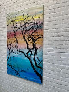 Bild "Wald Sihouette Sieben" (2023)