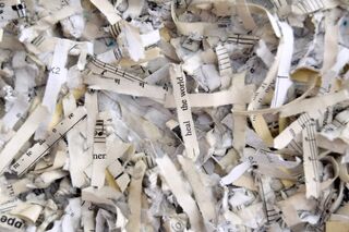 Sculpture "Melodic Paperwork" (2022)