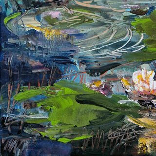 Picture "A little lily pond II" (2024)