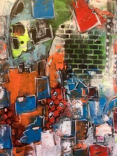 Picture "When the city tells...work no. 23" (2024)