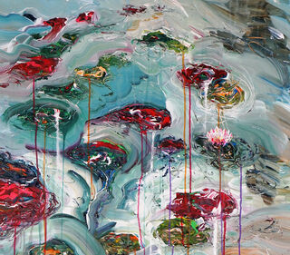 Bild "Mystery Water Lilies L 1" (2023)