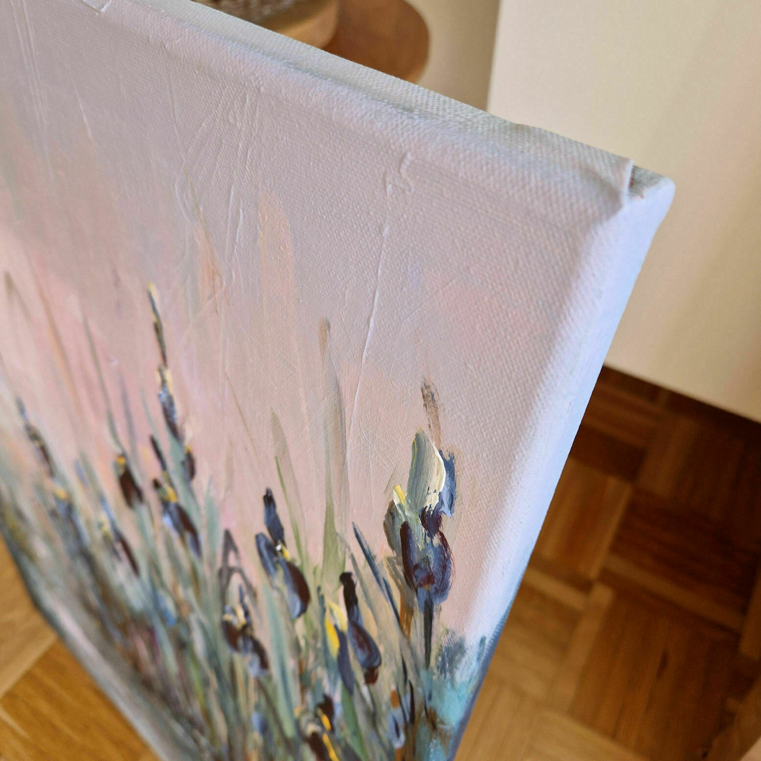 Bild "Blue Irises at Dawn" (2025)