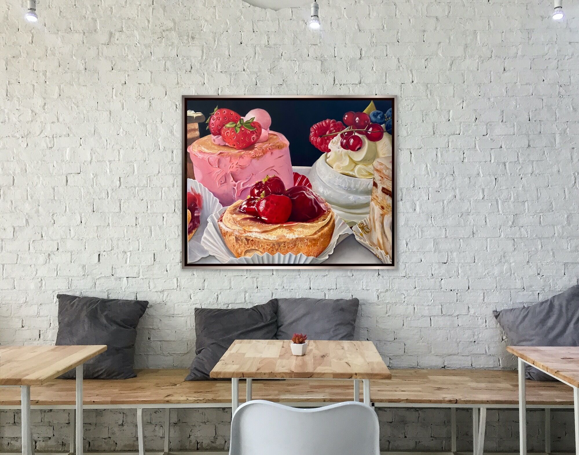 Bild "Cupcake Kuchen "Sweet Temptation" (Werk-Nr. 211001)" (2021)