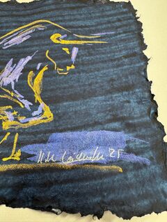 Picture "Bull in gold" (2025)
