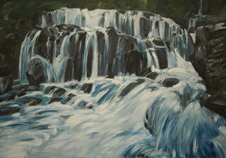 Picture "Big waterfall" (1995)