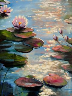 Picture "Lilies In Sparcle" (2024)