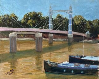 Bild "Albert Bridge London" (2017)