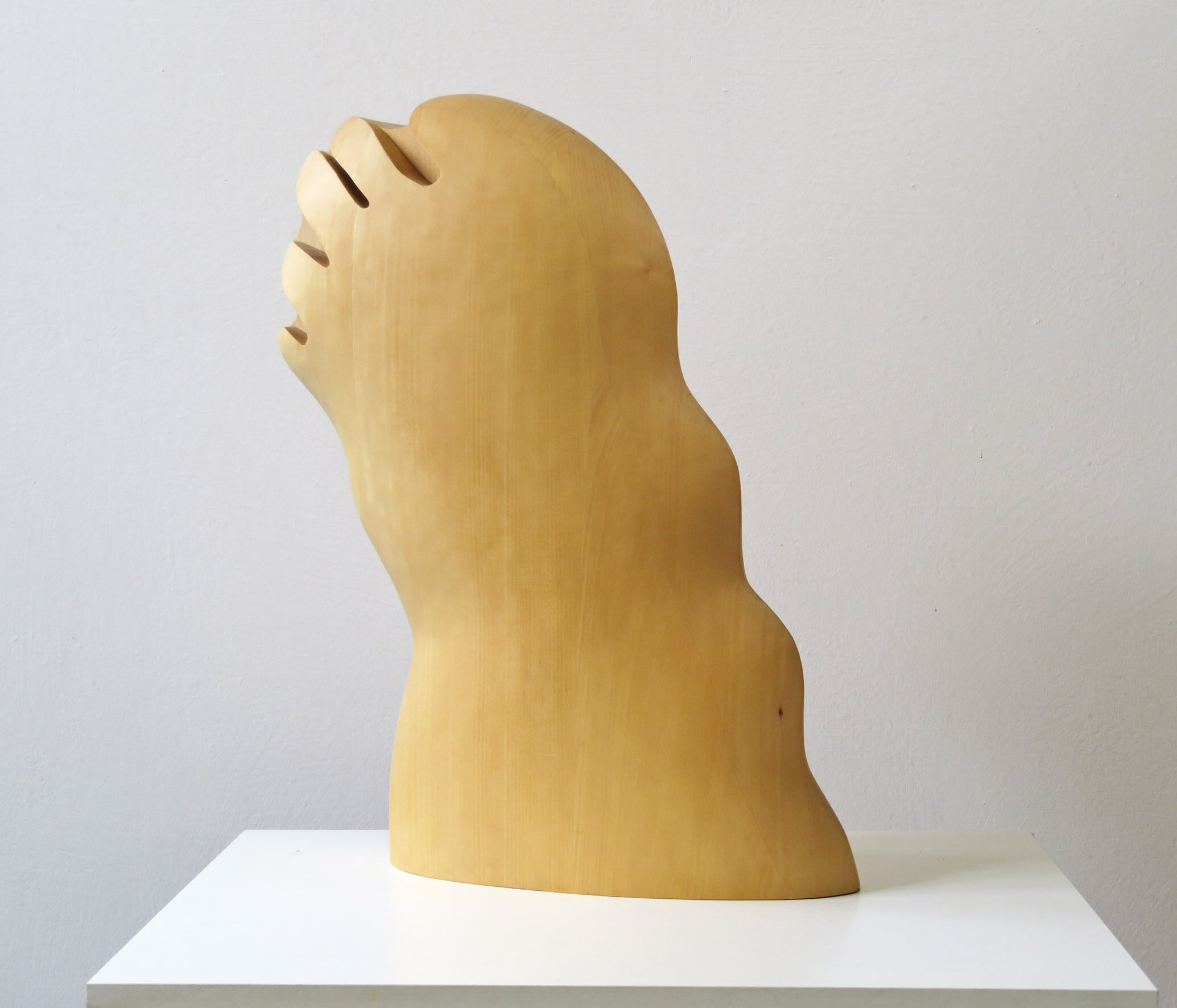 Sculpture "Small head hand" (2000)