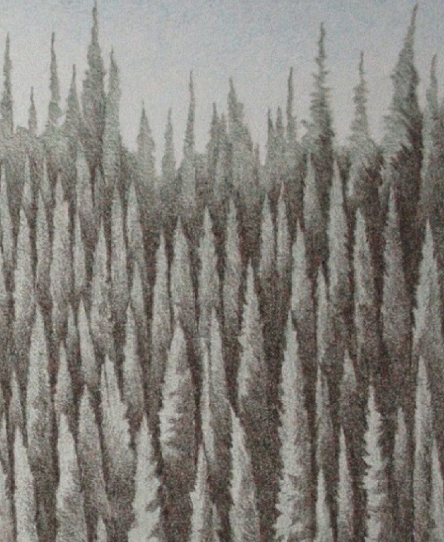 Picture "Man, Wood, Forest" (2013)