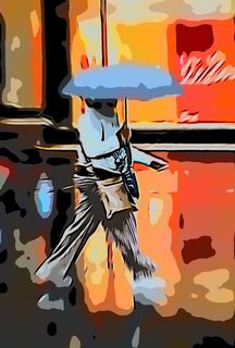 Picture "Orange woman" (2025)
