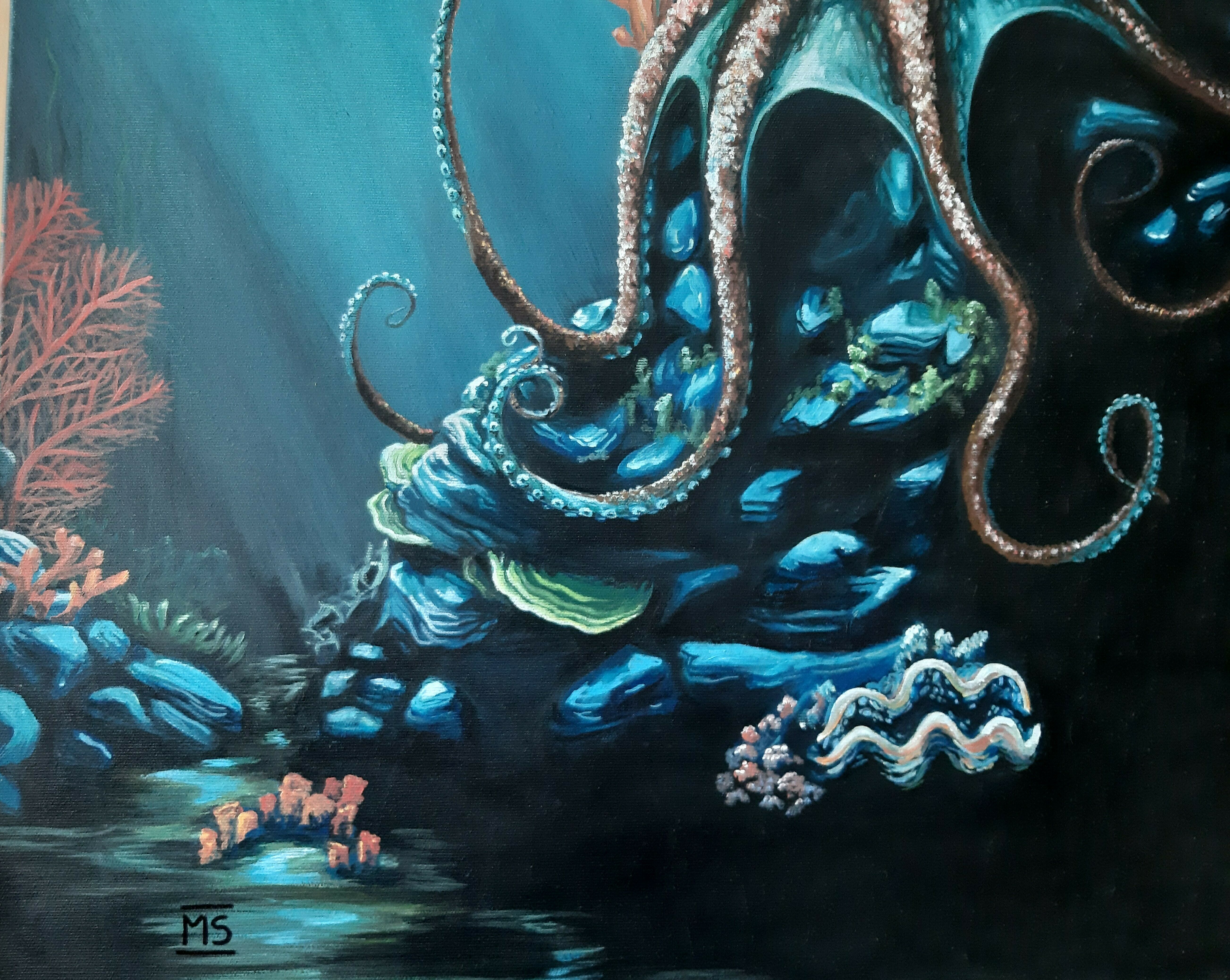 Bild "Der Oktopus" (2019)