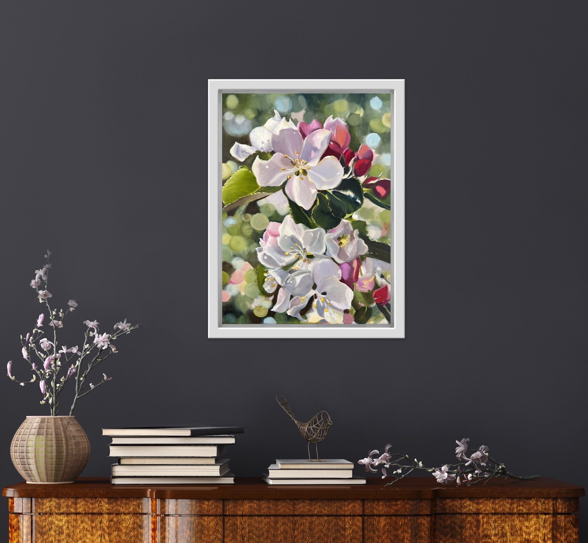 Bild "Blumen Blüten "Apfelblüten"  (Werk-Nr. 220502)" (2022)