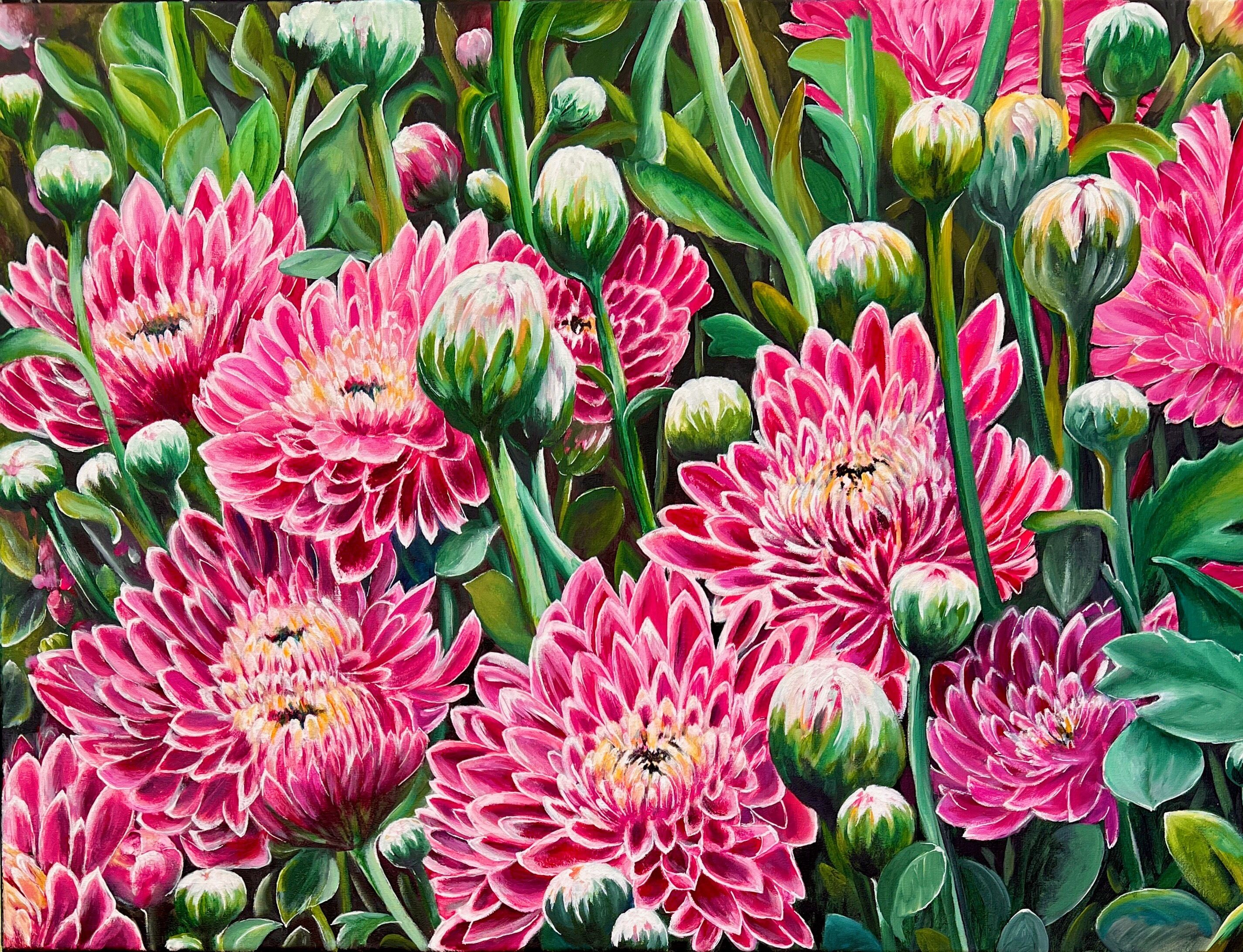 Picture "Chrysanthemums" (2023)