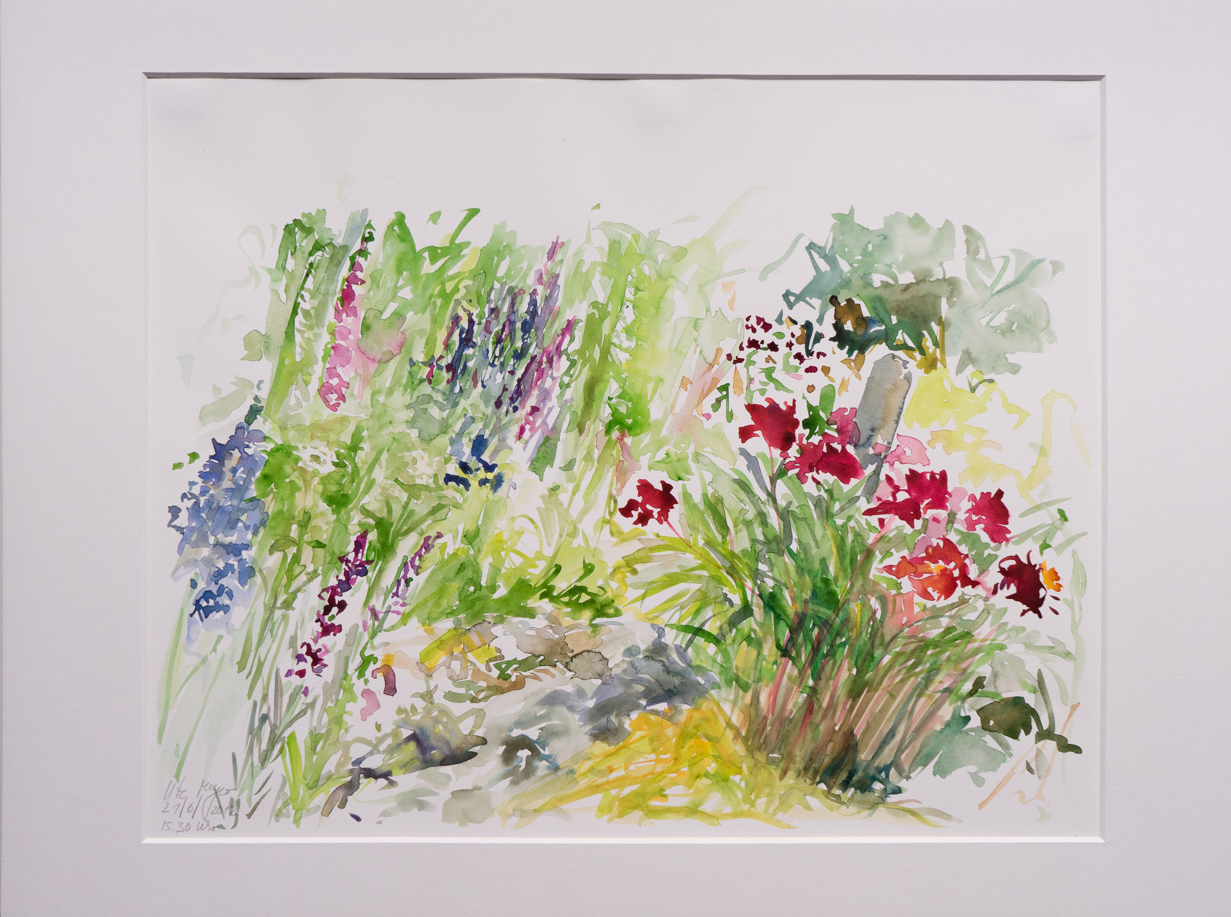 Picture "Foxglove and peonies" (2012)