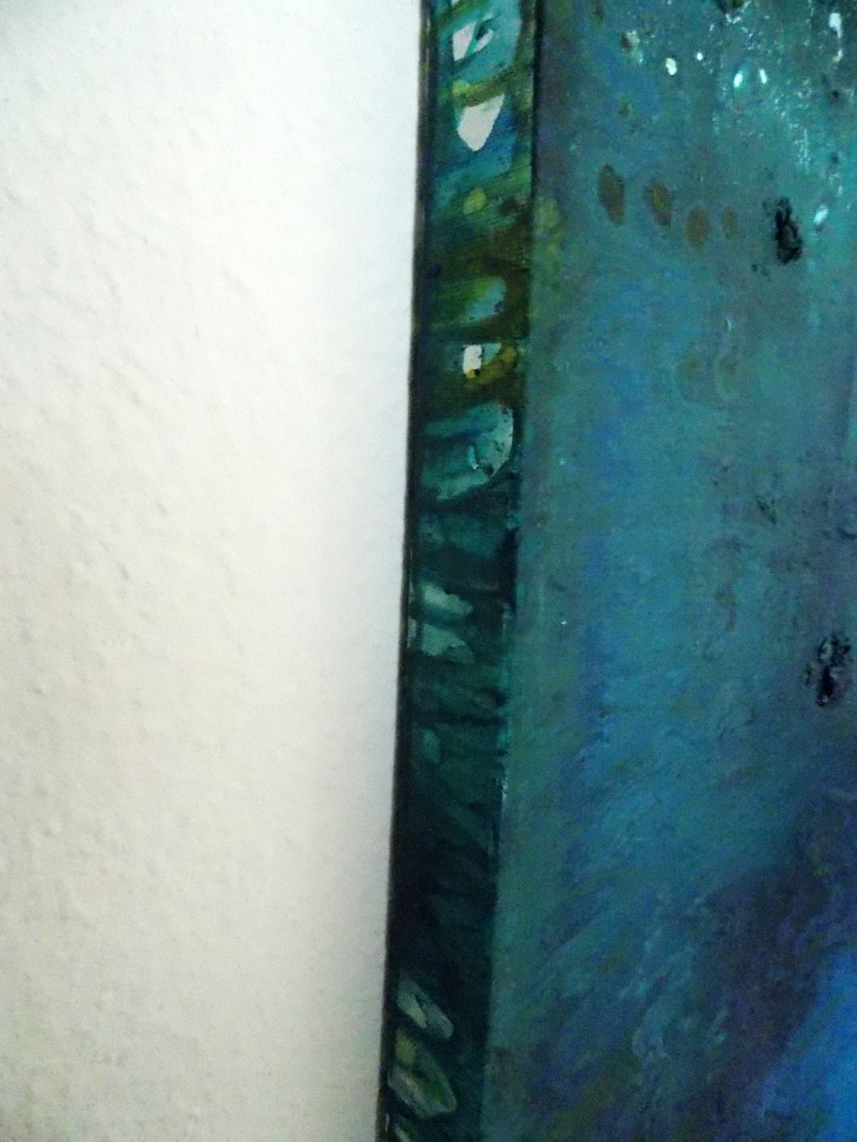 Bild "blue detection 1 - diptychon" (2022)