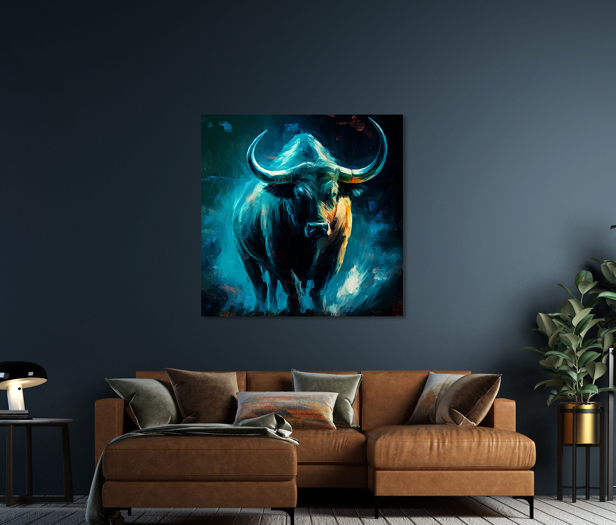 Picture "Blue bull" (2023)