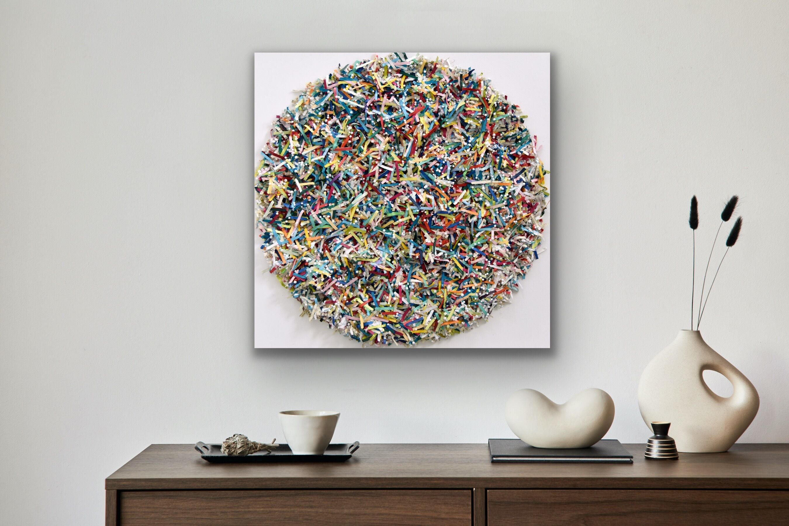 Sculpture "Paperwork & Pearls #11" (2024)