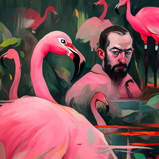 Picture "Flamingo Men" (2023)