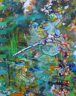 Picture "Small blue arrow" (2021)