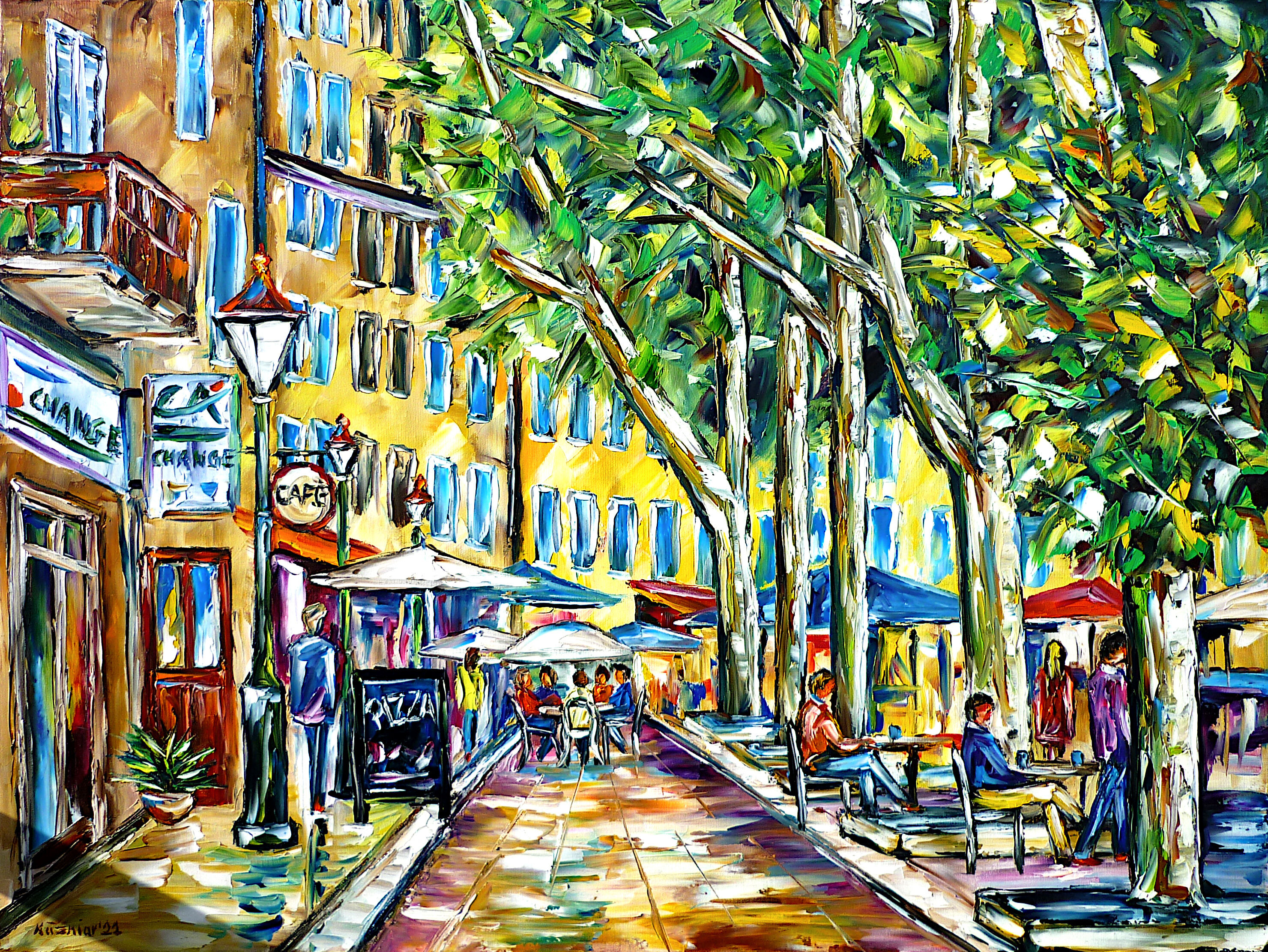 Bild "In den Straßen der Provence" (2022)