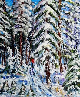 Bild "Spaziergang im Winterwald" (2024)