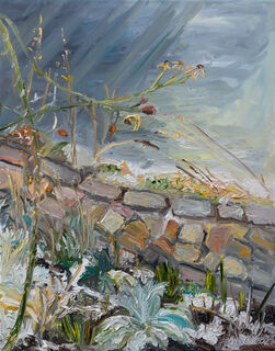 Picture "At the pond in January I" (2024)