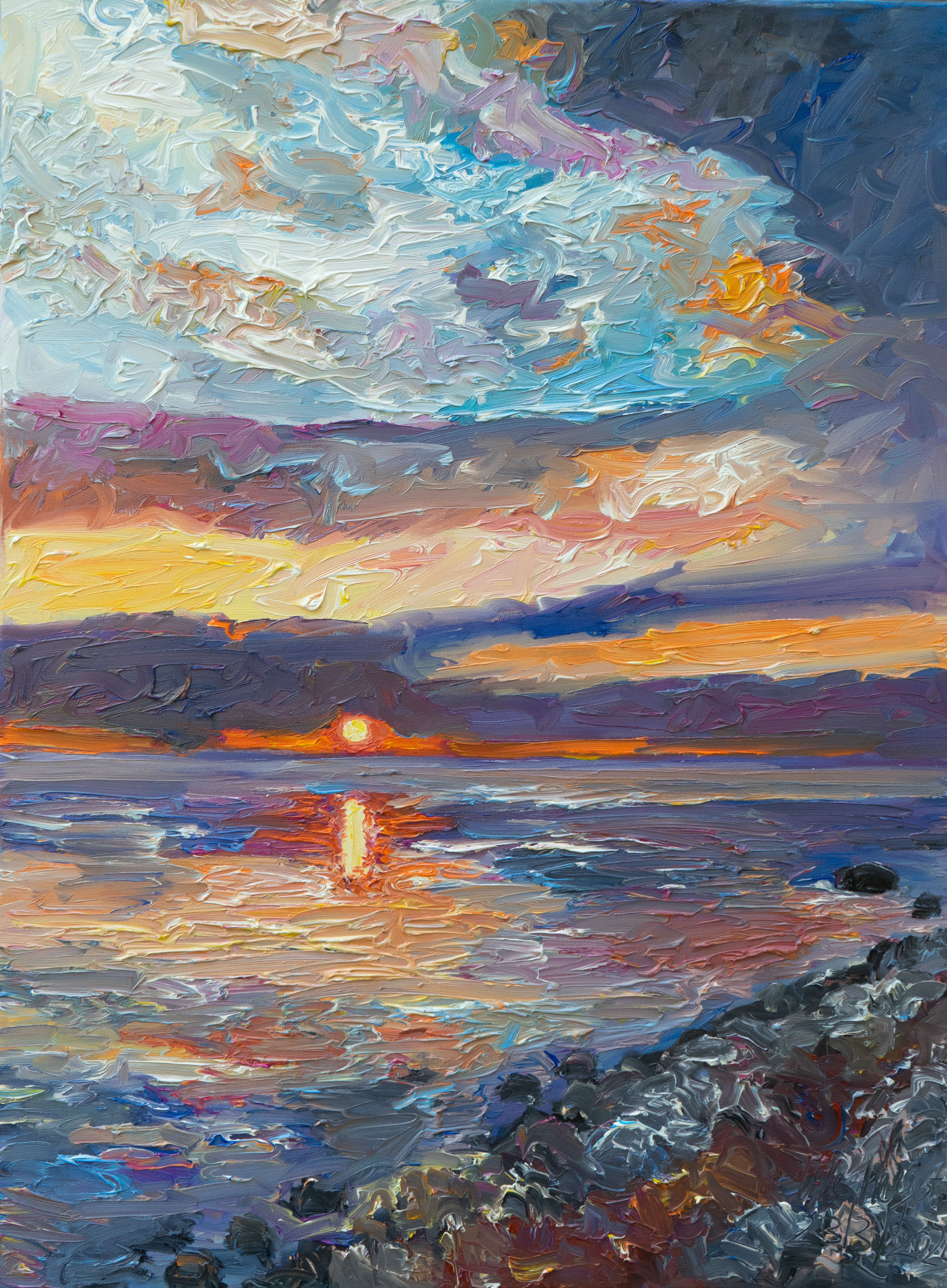 Picture "Sunset on the Baltic Sea / Ærø" (2024)