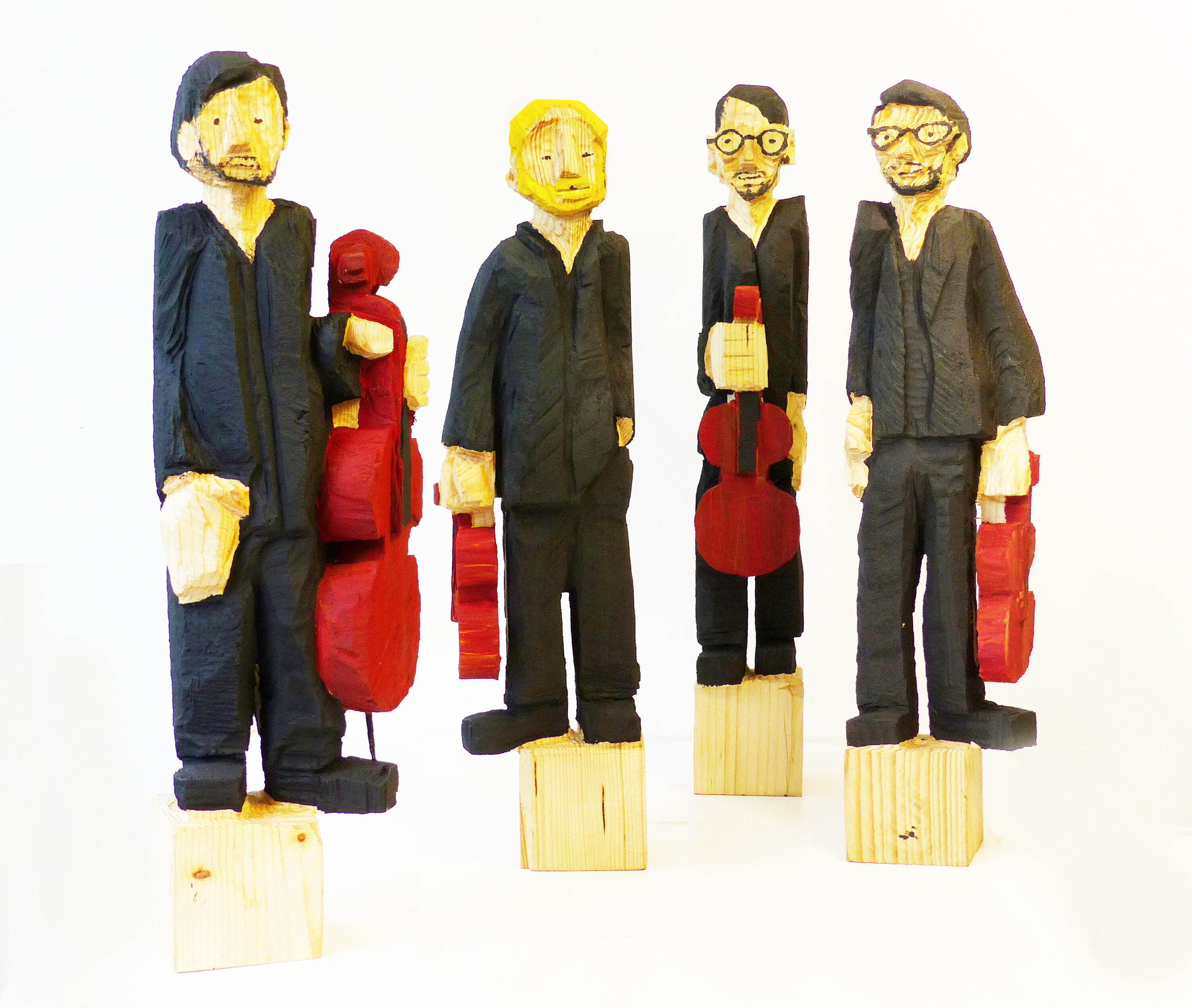 Skulptur "Goldmund Quartett" (2022)