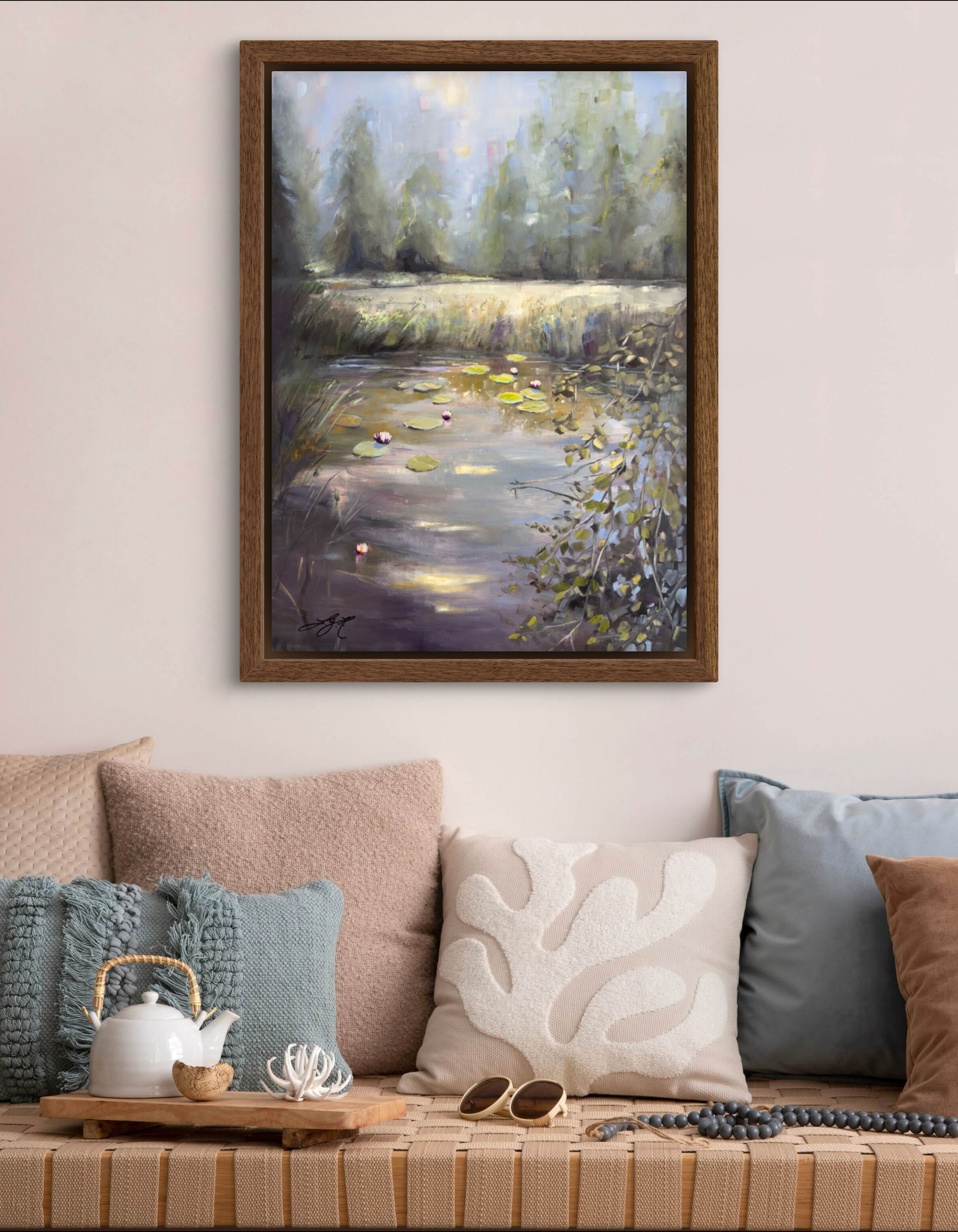 Bild "Into The Woods With Water Lilies" (2024)