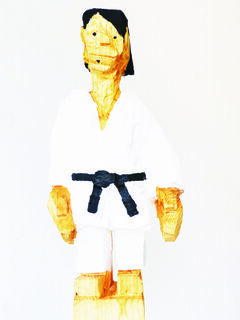 Skulptur "Judoka O-Goshi" (2021)