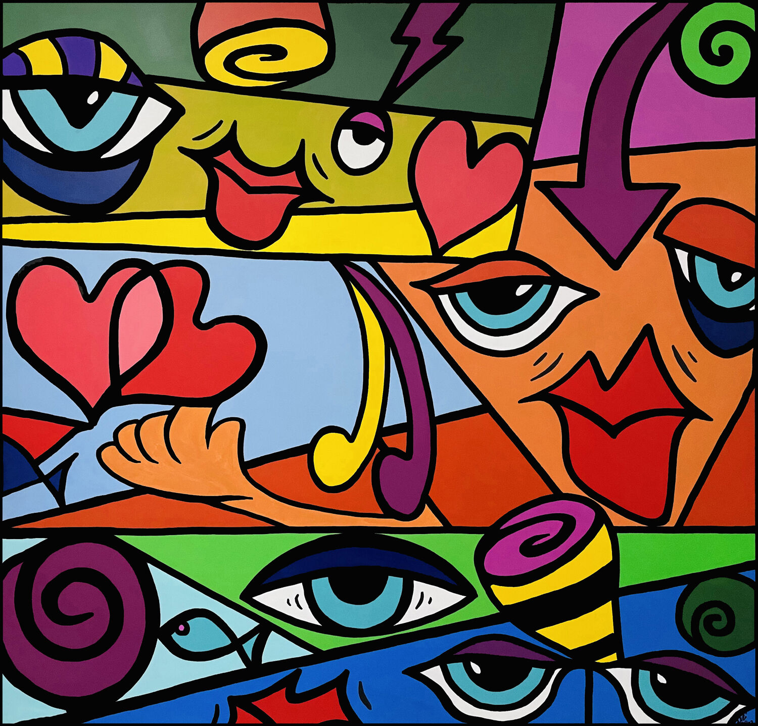 Bild "BASE LINE II" (2022)