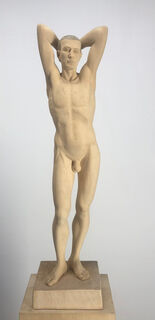 Sculpture "Male nude" (2021)