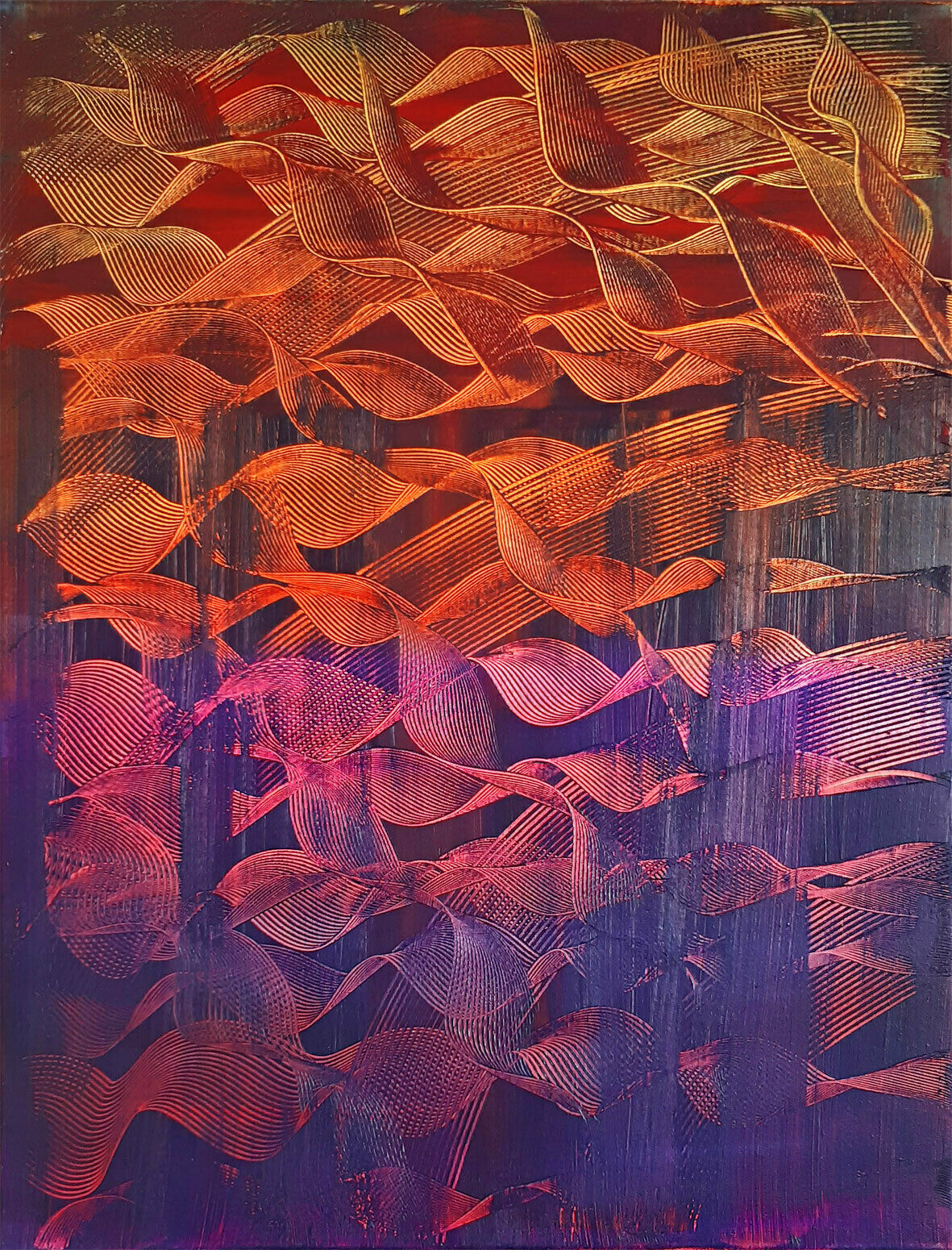 Picture "Color waves #1" (2020)