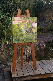 Picture "Rhododendron with perennial forget-me-not" (2012)