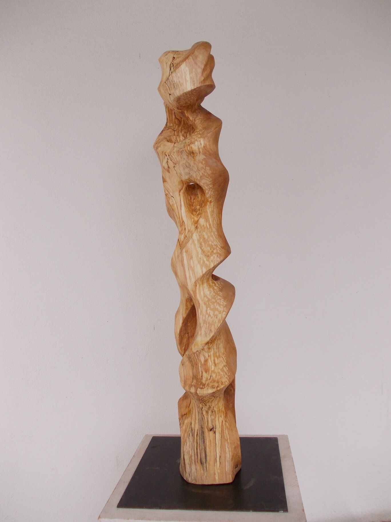 Sculpture "Conversation with the birch tree" (2017)
