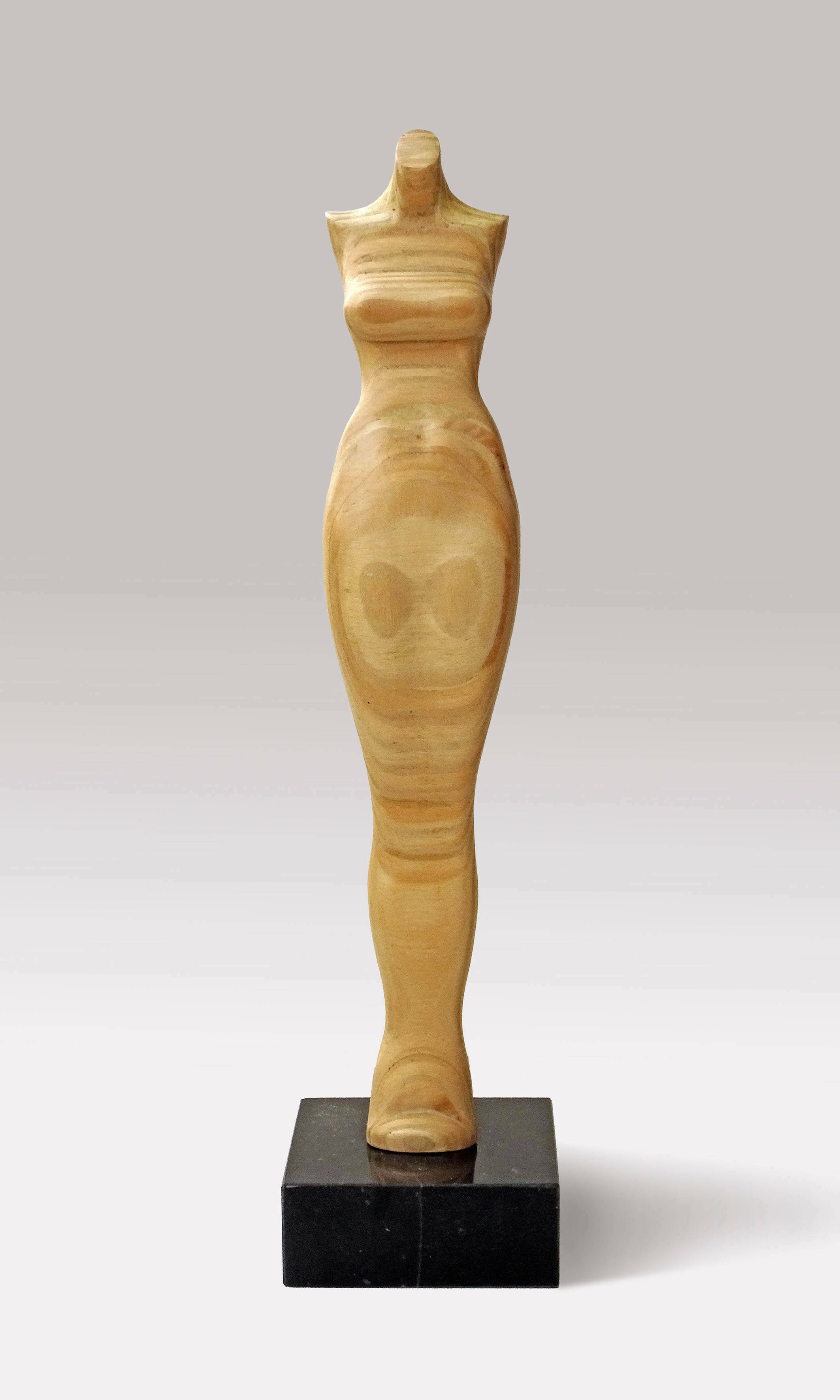 Sculpture "Model (wooden figure)" (2001)