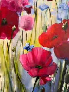 Bild "Poppies Land 11" (2024)