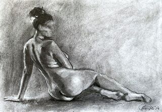 Picture "Hidden gaze" (2024)