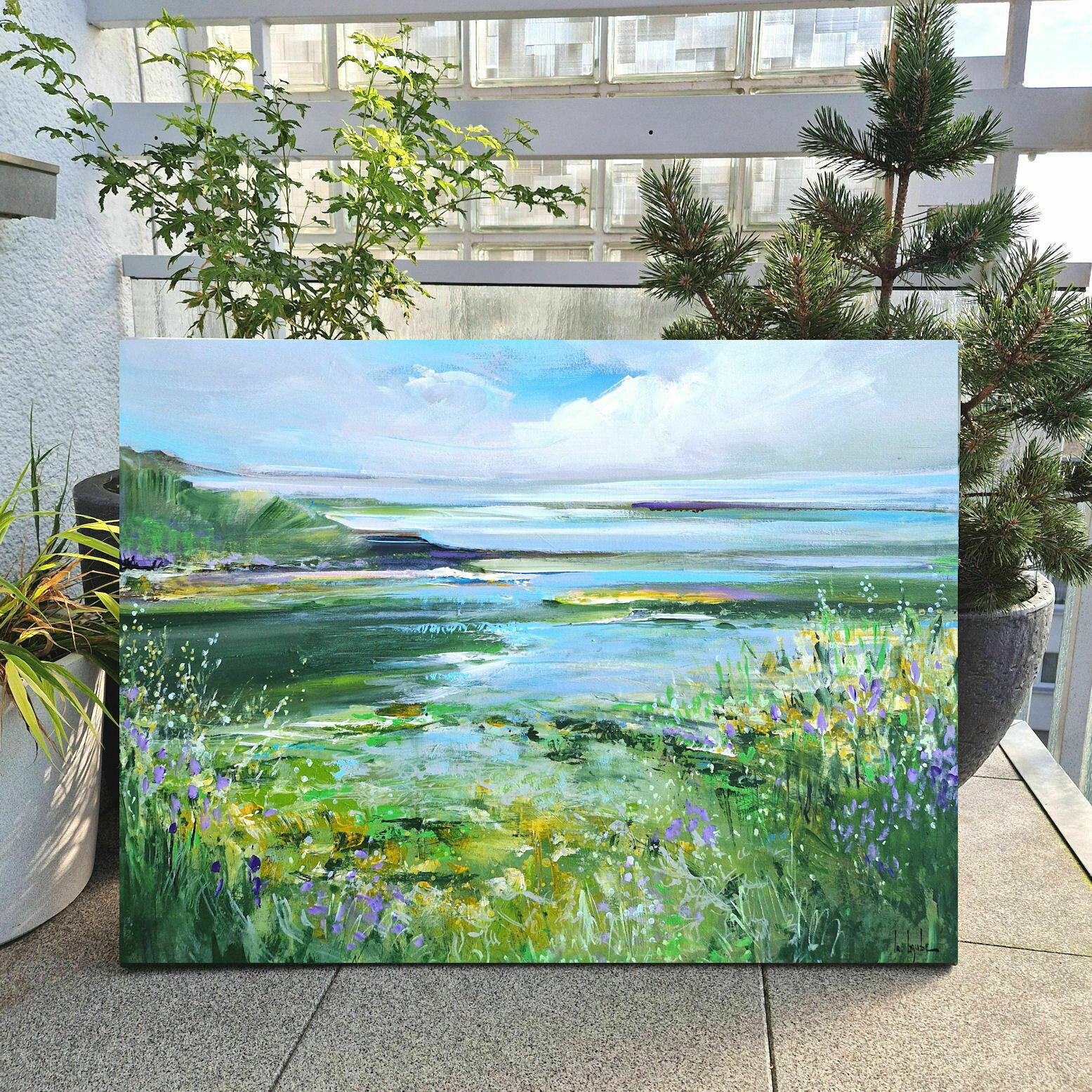 Picture "Summer at the lake" (2024)