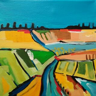 Bild "Moderne Landschaft I" (2023)