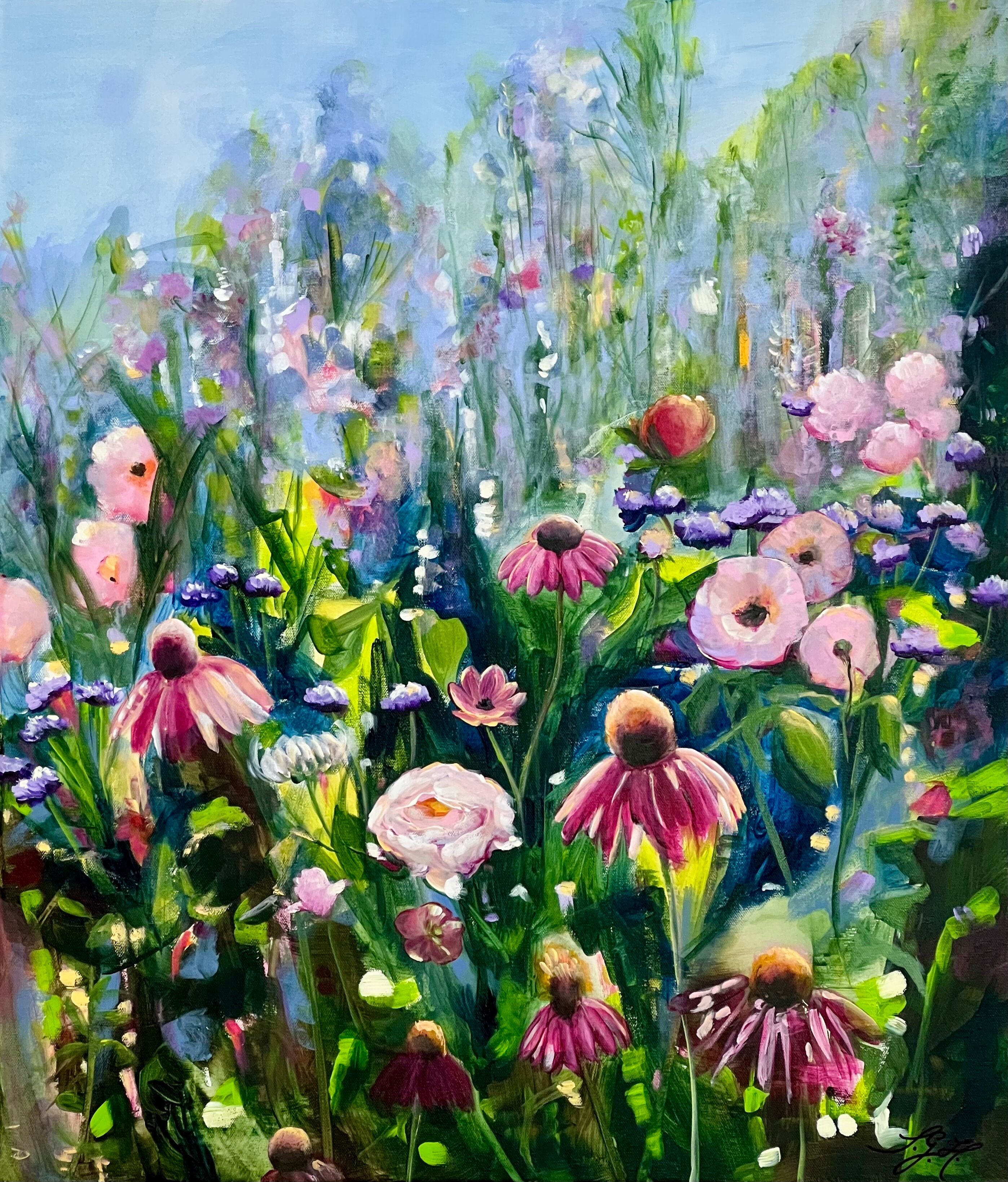 Bild "Summer In Bloom 1" (2023)