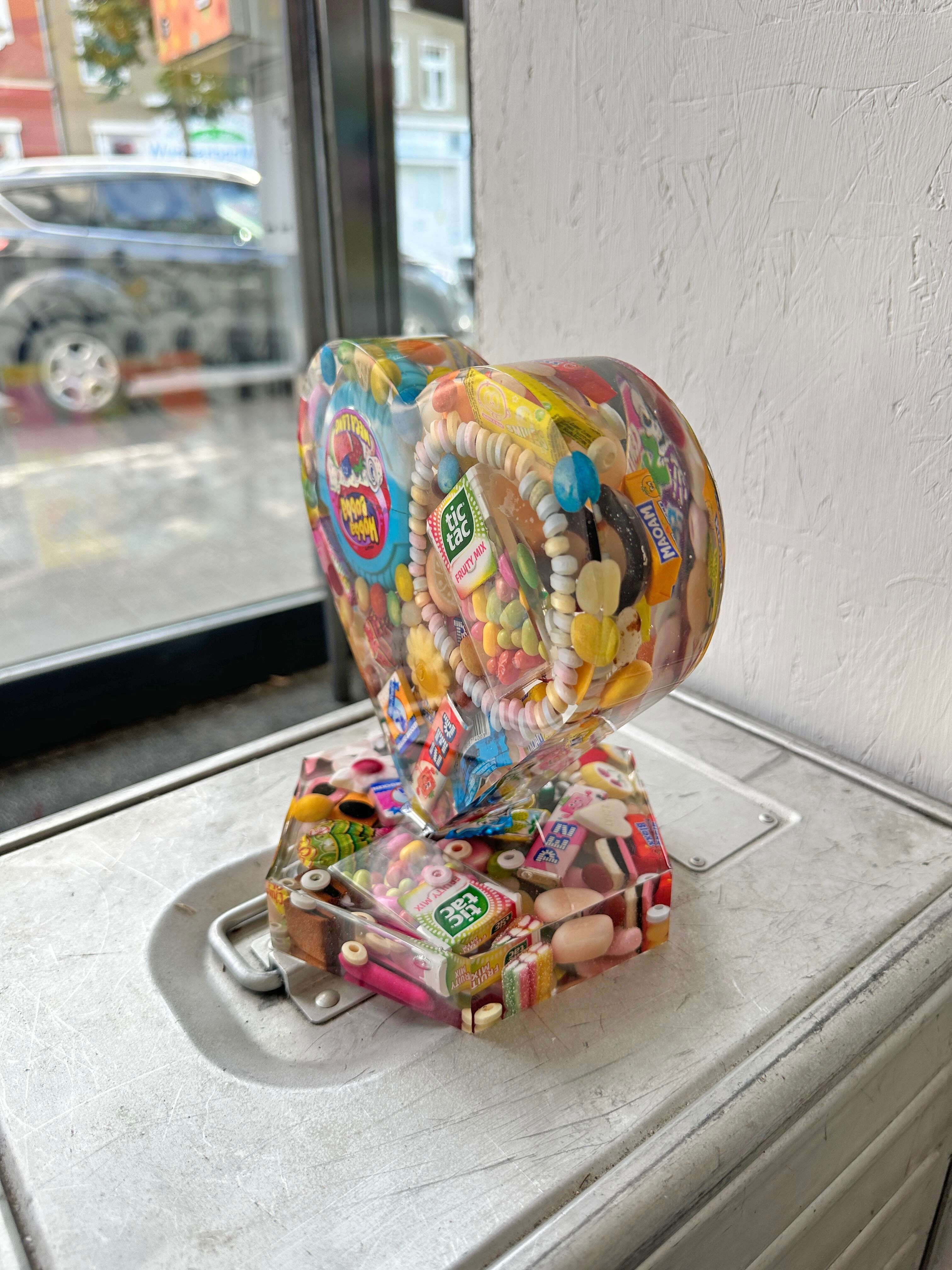 Skulptur "Candy Herz" (2024)