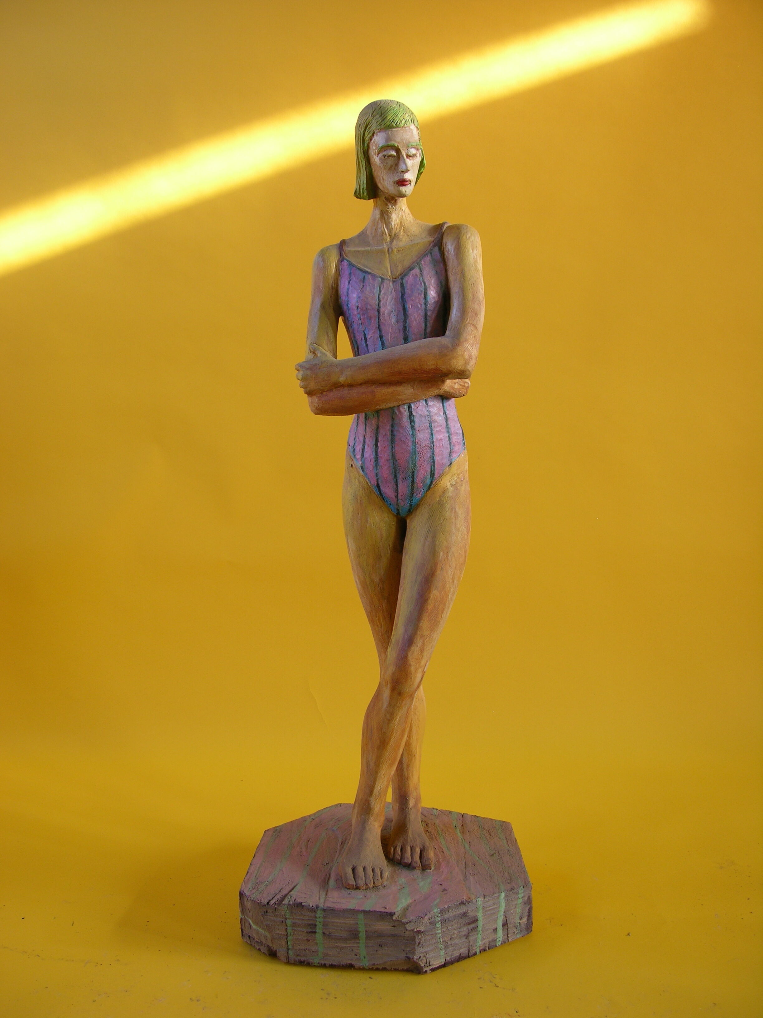 Sculpture "Girl in swimsuit, (Melina)" (2010)