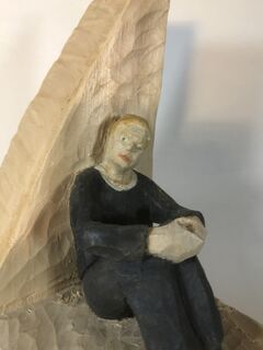 Skulptur "In Gedanken" (2019)