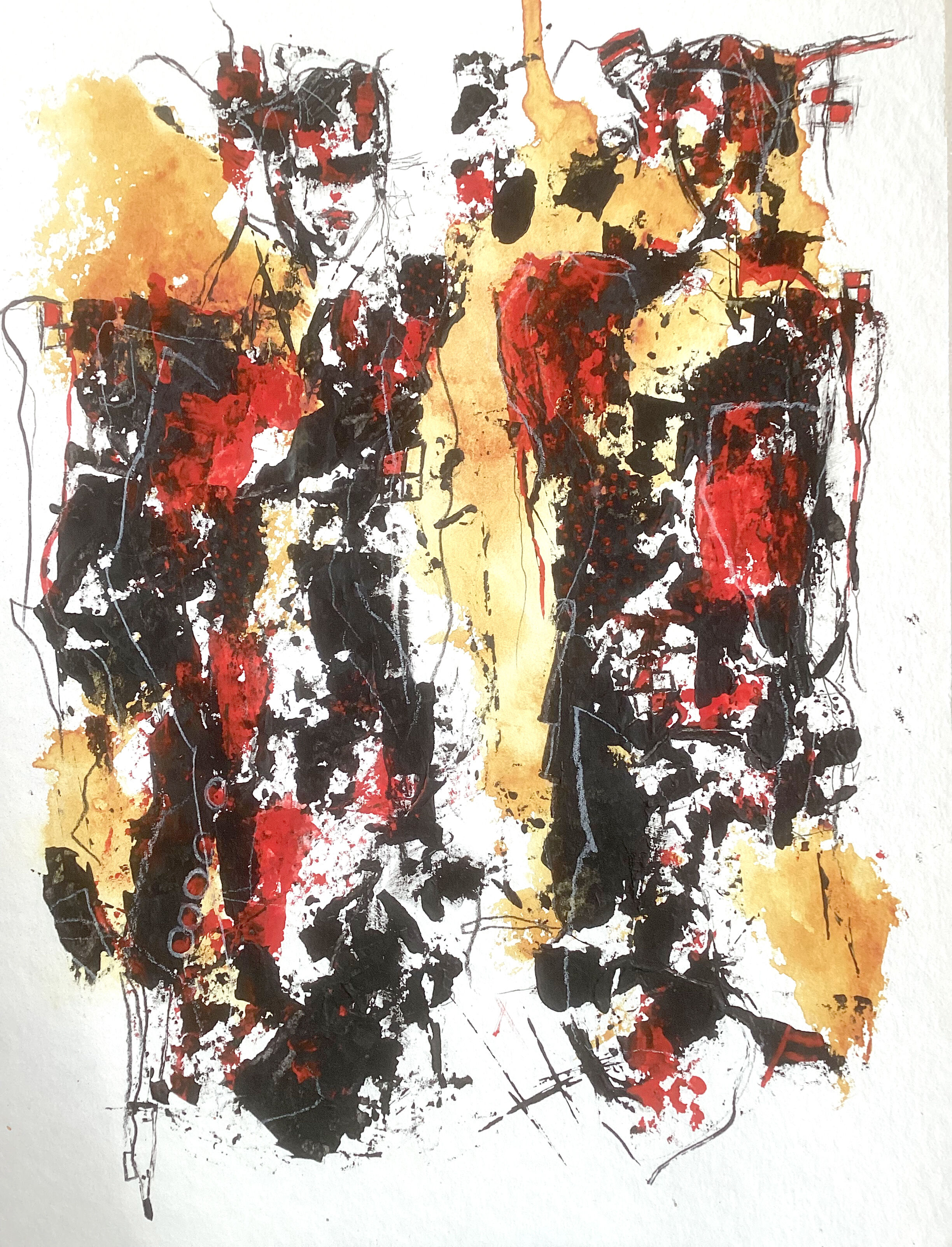 Picture "People abstract No.III" (2024)