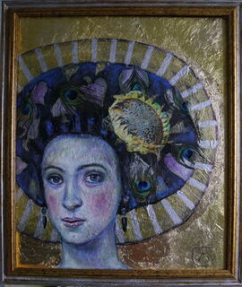 Picture "Woman with hair ornament" (2021)