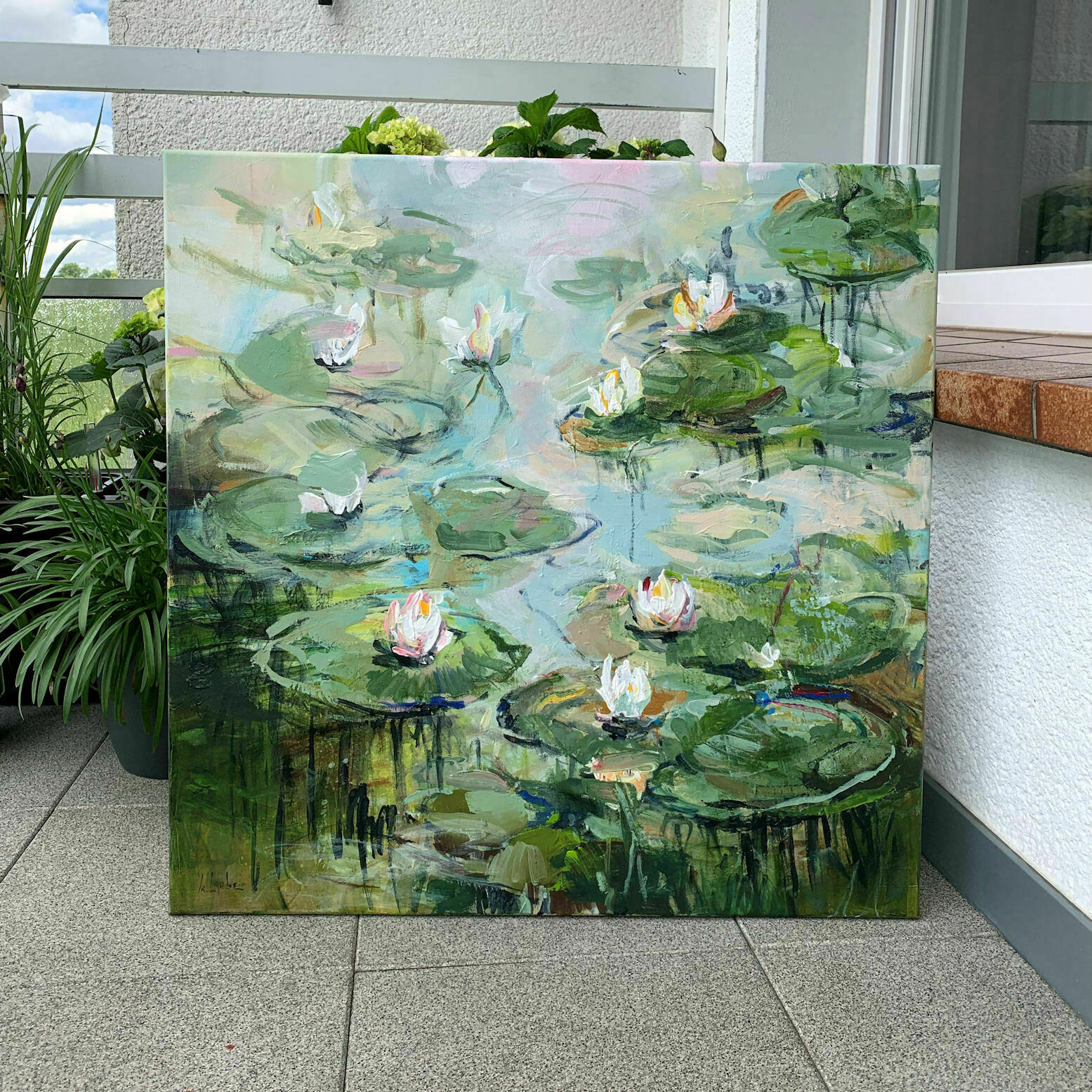 Bild "Water lilies" (2022)
